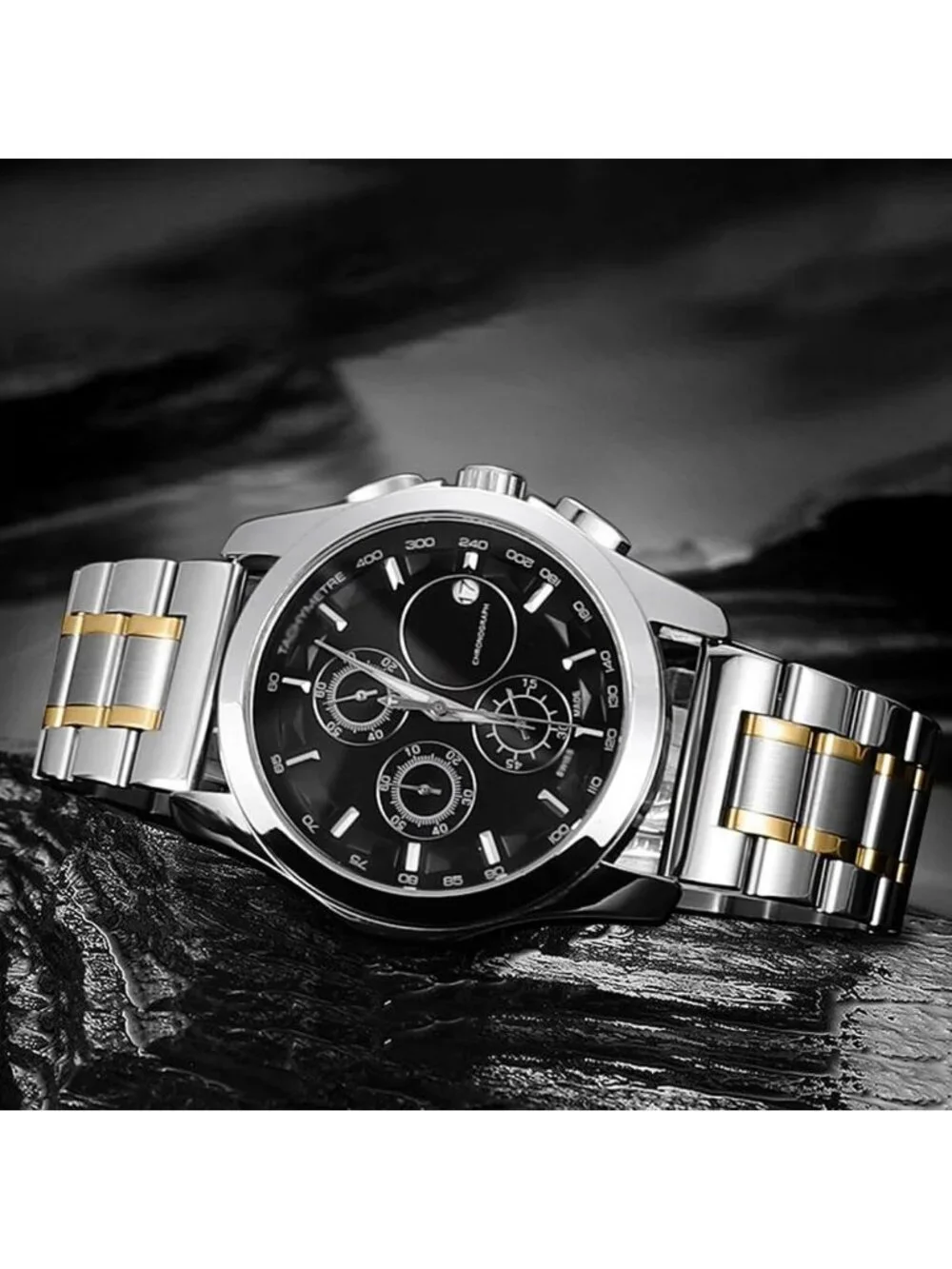 Universal Stainless Steel Watch Band - 14mm to 24mm Adjustable Metal Strap for